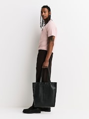 Belstaff Dusk Pink Logo T-Shirt - Image 4 of 6