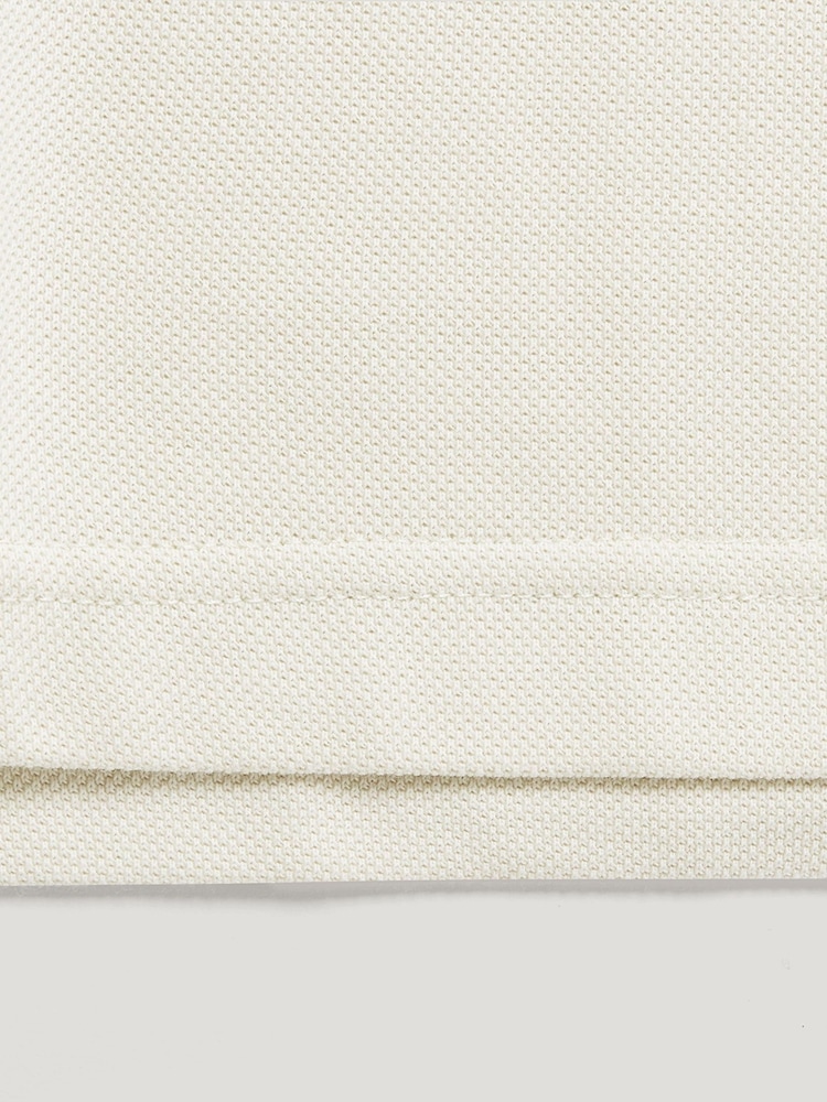 Belstaff Natural Tipped Logo Polo Shirt - Image 8 of 8