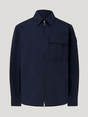 Belstaff Blue Cargo Zip Overshirt - Image 1 of 3