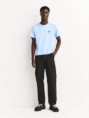 Belstaff Sky Blue Logo T-Shirt - Image 2 of 8