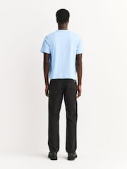 Belstaff Sky Blue Logo T-Shirt - Image 6 of 8