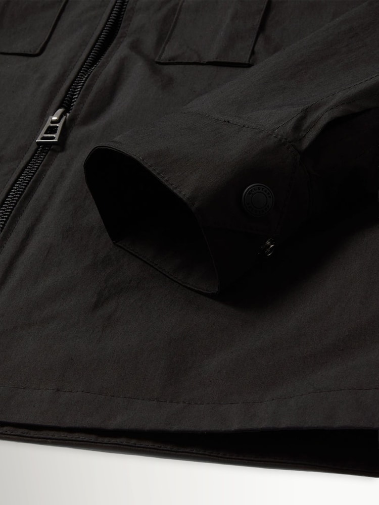 Belstaff Black Container Hooded Overshirt - Image 3 of 3