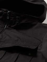 Belstaff Black Container Hooded Overshirt - Image 9 of 9