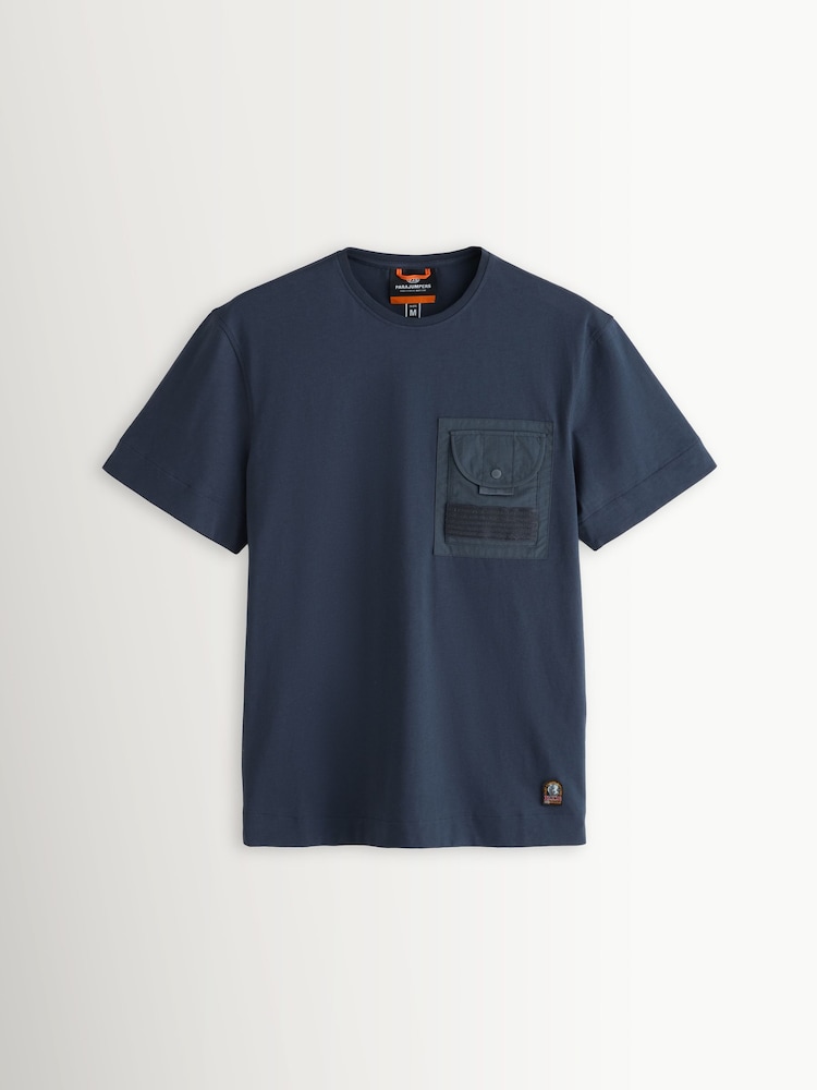 Parajumpers Blue Malham T-Shirt - Image 7 of 7
