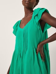 Monsoon Green Mini Maryam Frill Swing Dress - Image 4 of 4