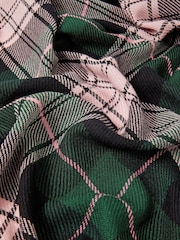 Monsoon Pink Sarah Check Scarf - Image 2 of 2