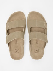 Veja Taupe Etna Strap Sandals - תמונה 2 מתוך 4