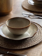 Gallery Home Set of 4 Stone Blair Ridged Bowls - Image 1 of 6