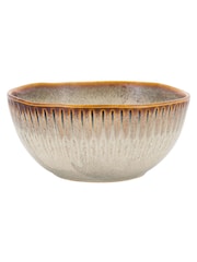 Gallery Home Set of 4 Stone Blair Ridged Bowls - Image 4 of 6