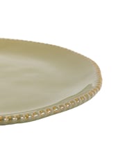 Gallery Home Set of 4 Olive Blair Beaded Side Plates - Image 2 of 3