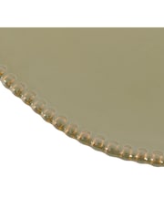 Gallery Home Set of 4 Olive Blair Beaded Side Plates - Image 3 of 3