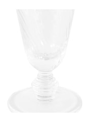 Gallery Home Set of 4 Clear Swirl Flute Glasses - Image 2 of 4