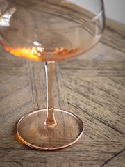 Gallery Home Amber Set of 4 Amber Coupe Glasses - Image 2 of 7