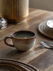 Gallery Home Stone Rita Ridged Mugs Set of 4 - Image 1 of 9
