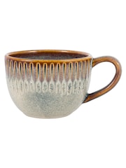 Gallery Home Stone Rita Ridged Mugs Set of 4 - Image 4 of 9