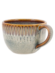 Gallery Home Stone Rita Ridged Mugs Set of 4 - Image 5 of 9