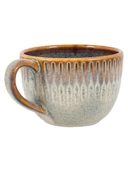 Gallery Home Stone Rita Ridged Mugs Set of 4 - Image 7 of 9