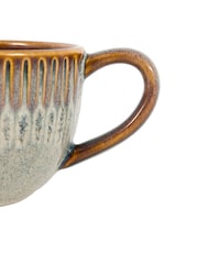Gallery Home Stone Rita Ridged Mugs Set of 4 - Image 8 of 9