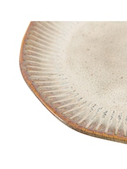 Gallery Home 4 Pack Stone Rita Ridged Side Plates - Image 6 of 6