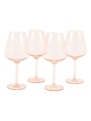 Gallery Home Amber Set of 4 Amber Wine Glasses - Image 6 of 7