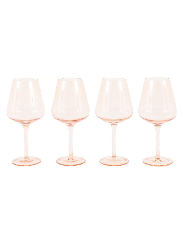 Gallery Home Amber Set of 4 Amber Wine Glasses - Image 7 of 7