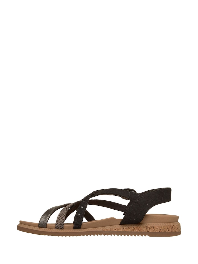 Skechers Black Desert Kiss Low Sandals - Image 2 of 6 Skechers Black Desert Kiss Low Sandals - Image 2 of 6