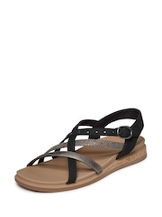 Skechers Black Desert Kiss Low Sandals - Image 4 of 6