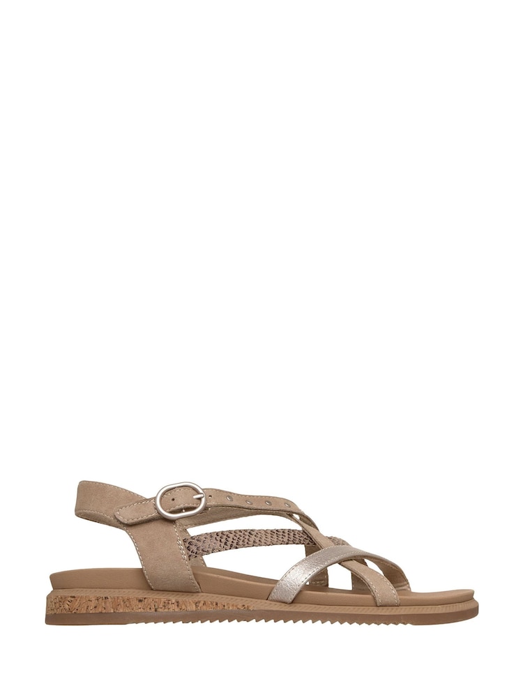 Skechers Natural Desert Kiss Low Sandals - Image 1 of 5 Skechers Natural Desert Kiss Low Sandals - Image 1 of 5