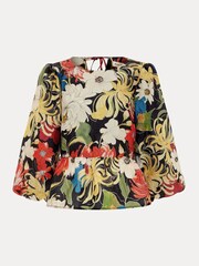 Phase Eight Black Ellis Peplum Top - Image 6 of 6