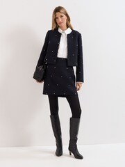 Phase Eight Black Rue Cropped Jacket - Image 3 of 7
