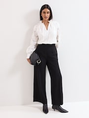Phase Eight Cream Amal Textured Blouse - Image 3 of 7