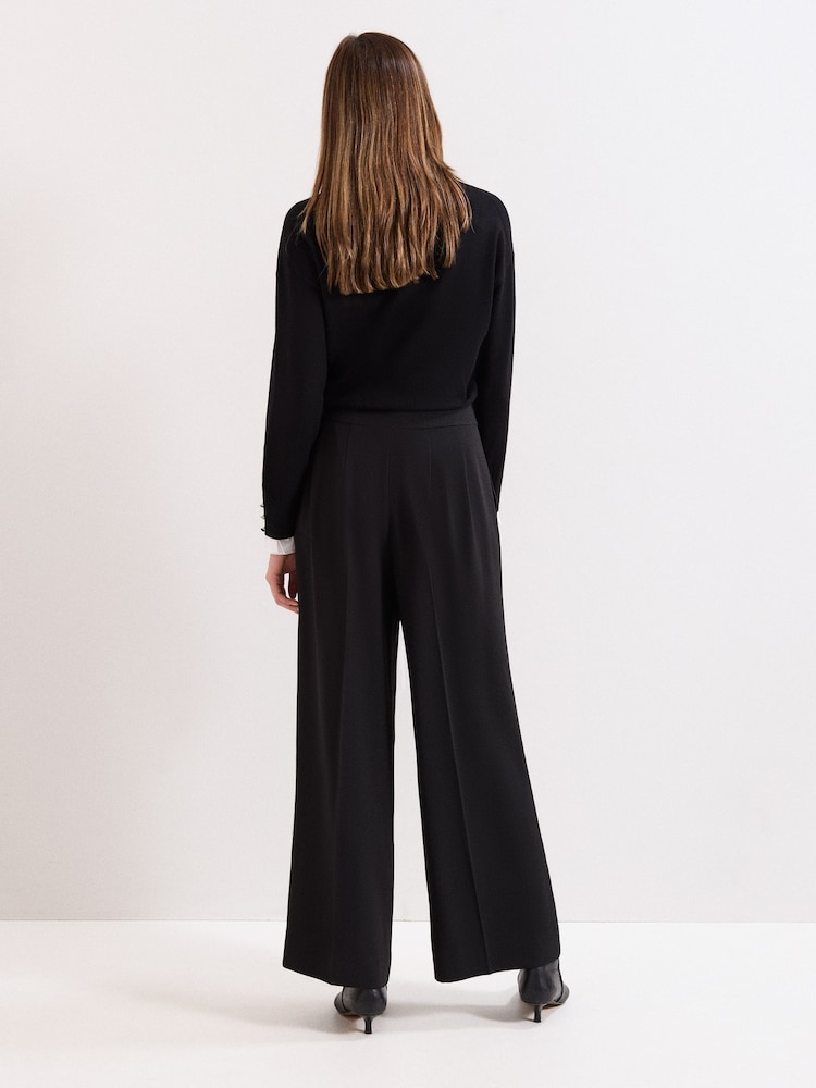 Phase Eight Black Petite Vari Trousers - Image 2 of 6