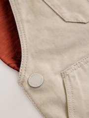 Baker by Ted Baker Stone and Rust Red Dungarees T-Shirt Set - تصویر 5 از 7