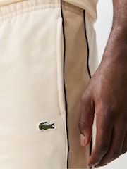 Lacoste Natural Regular Fit Colorblock Fleece Shorts - Image 5 of 9