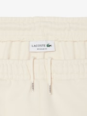 Lacoste Natural Regular Fit Colorblock Fleece Shorts - Image 8 of 9