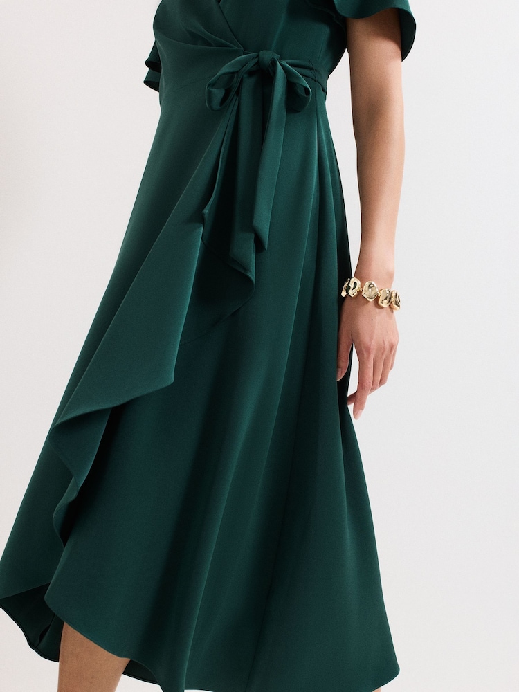Buy Phase Eight Dark Green Julissa Wrap Dress from Next USA