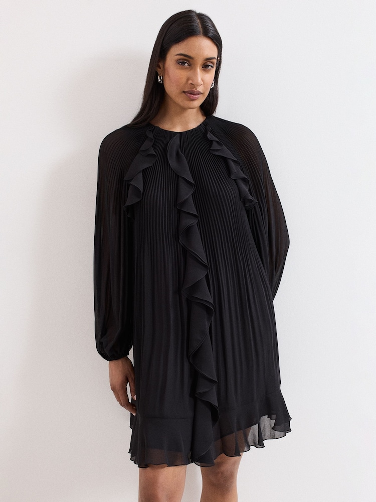 Phase Eight Black Layla Swing Dress - Image 1 of 7 Phase Eight Black Layla Swing Dress - Image 1 of 7