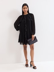 Phase Eight Black Layla Swing Dress - Image 3 of 7