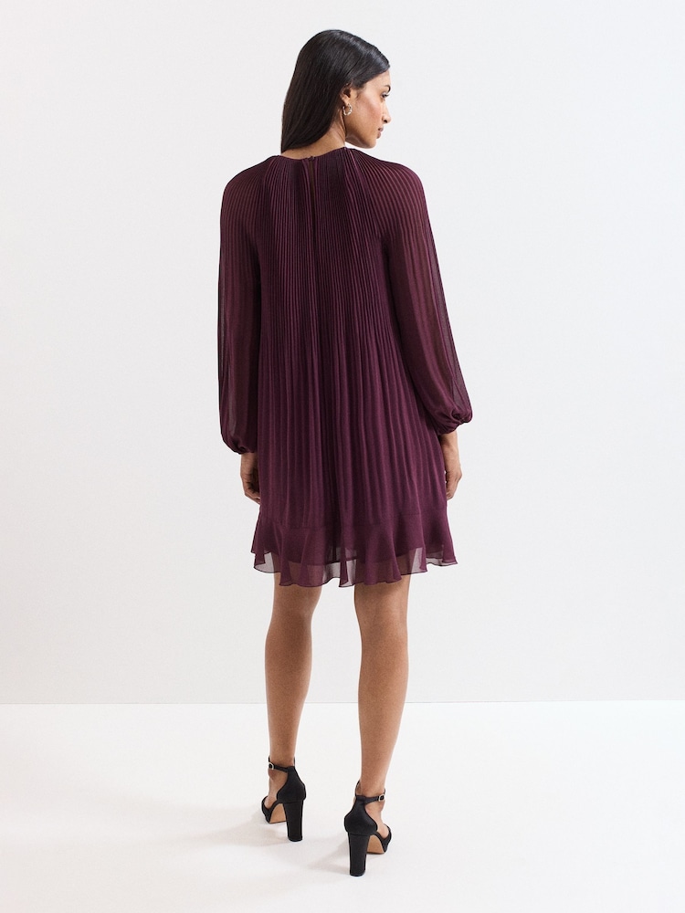 Phase Eight Red Layla Swing Dress - Image 2 of 7 Phase Eight Red Layla Swing Dress - Image 2 of 7