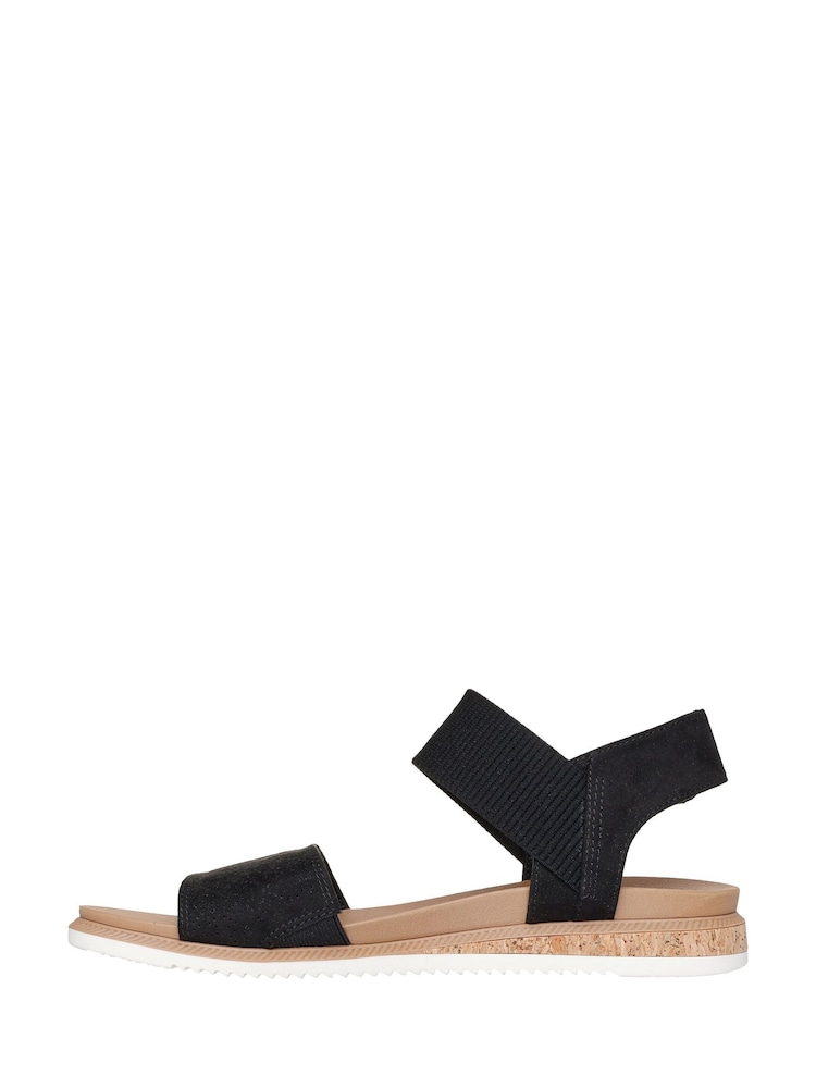 Musta - Skechers Desert Kiss Low Top Look Sandals - Kuva 2 / 4