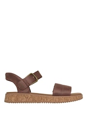 Skechers Brown Slip-Ins Bobs Sun Vibe Sandals - Image 1 of 6