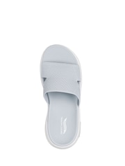 Skechers Grey Go Walk Arch Fit 2.0 Sandals - Image 3 of 4