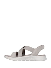 Γκρι - Skechers Slip-Ins: Σανδάλια Go Walk Flex Glimmer Up - Εικόνα 2 του 4