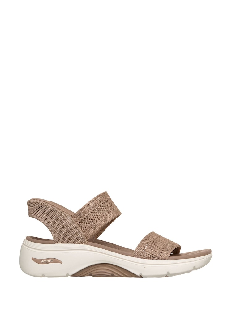 Skechers Grey Slip-Ins: Go Walk Arch Fit 2.0 Sandals - Image 1 of 5 Skechers Grey Slip-Ins: Go Walk Arch Fit 2.0 Sandals - Image 1 of 5