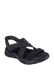 Μαύρο - Skechers Slip-Ins: Σανδάλια Go Walk Flex Glimmer Up - Εικόνα 1 του 4