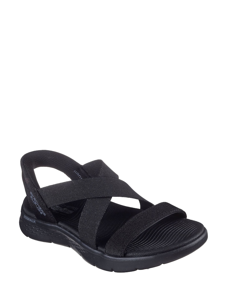 Μαύρο - Skechers Slip-Ins: Σανδάλια Go Walk Flex Glimmer Up - Εικόνα 1 του 4