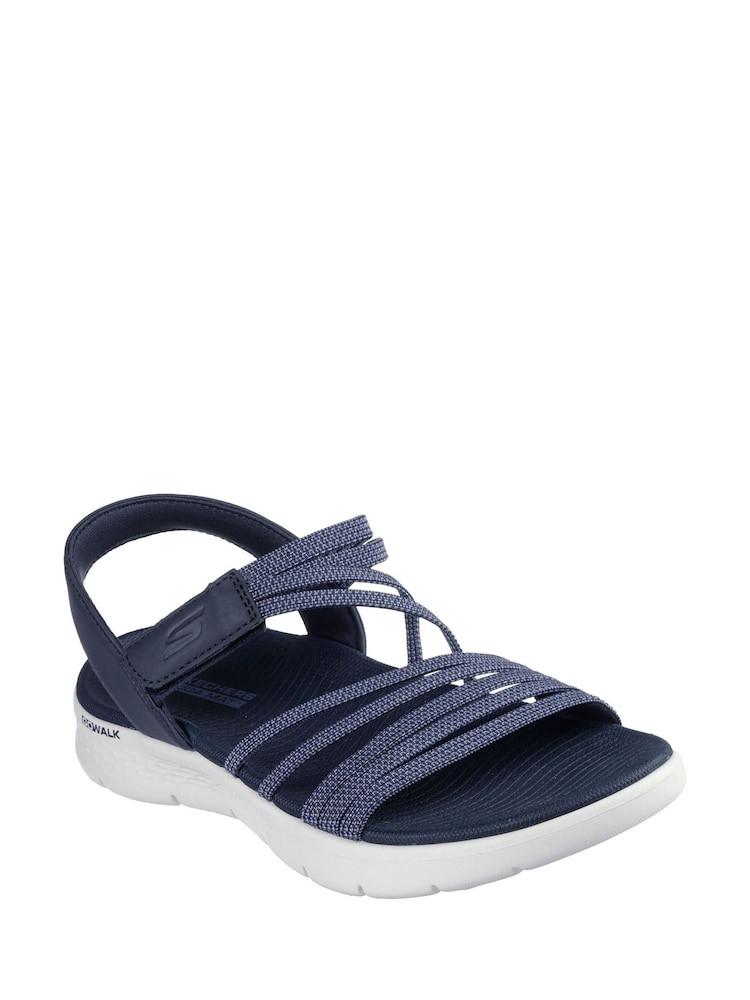 Μπλε - Σανδάλια Skechers Go Walk Flex Emma - Εικόνα 1 του 4