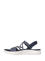 Μπλε - Σανδάλια Skechers Go Walk Flex Emma - Εικόνα 2 του 4