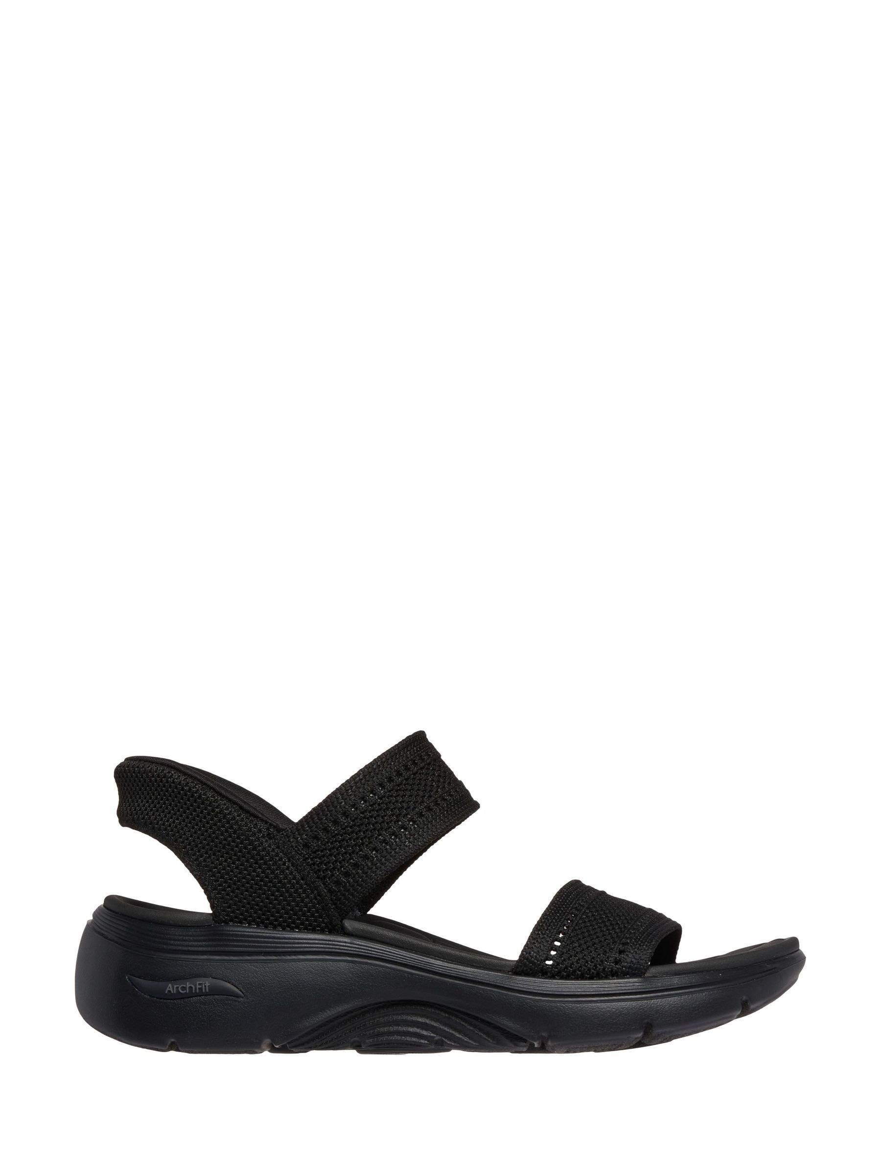 Buy Skechers Black Slip-Ins: Go Walk Arch Fit 2.0 Sandals from