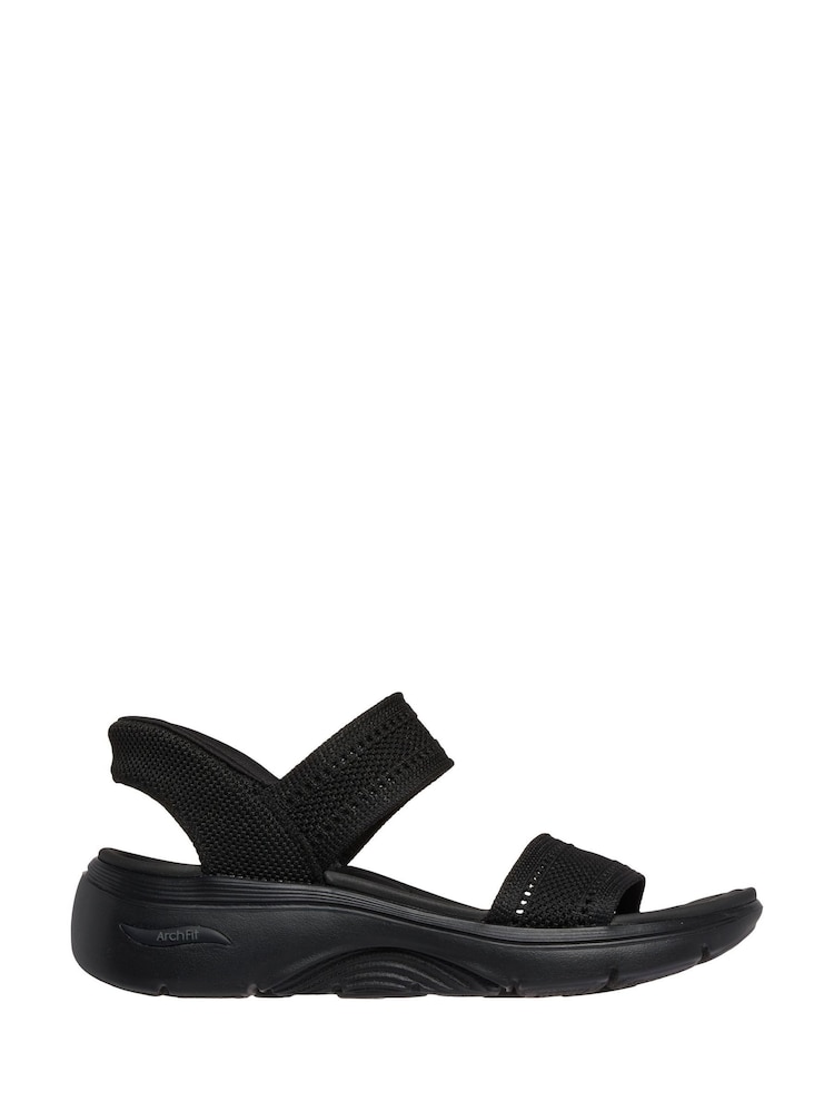Skechers Black Slip-Ins: Go Walk Arch Fit 2.0 Sandals - Image 1 of 2 Skechers Black Slip-Ins: Go Walk Arch Fit 2.0 Sandals - Image 1 of 2